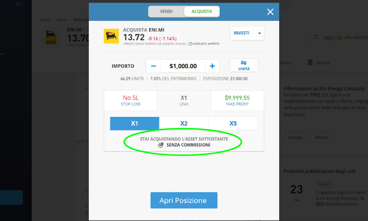 etoro azioni italiane