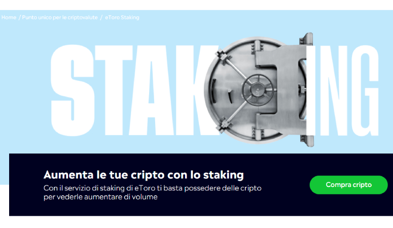 Staking eToro