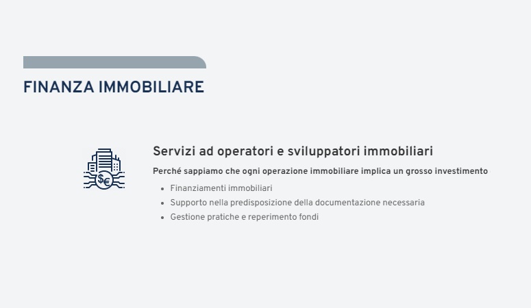 Finanza immobiliare