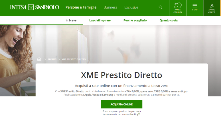 Prestito Intesa Sanpaolo