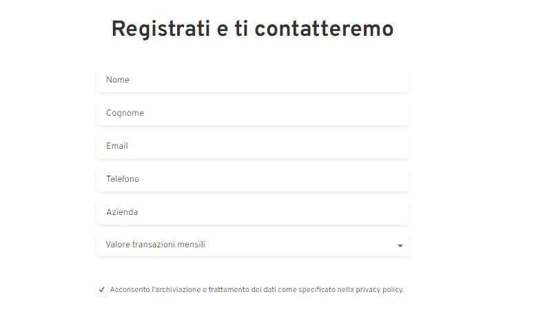 Registrazione ReiBanq