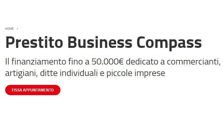 Compass Prestito Business caratteristiche