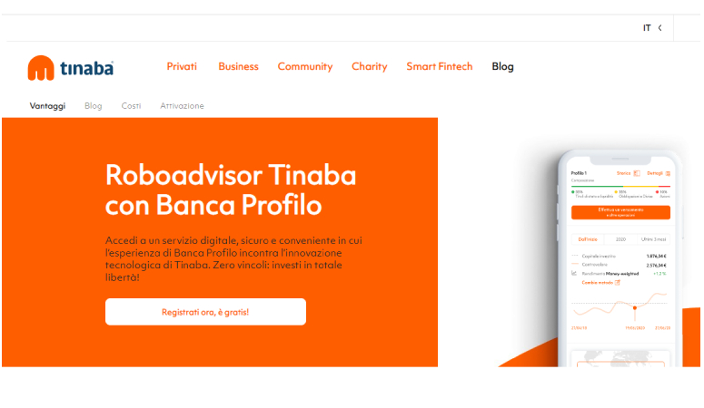 Investi nei BTP con RoboAdvisor di Tinaba