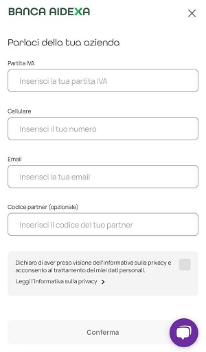 Come aprire un conto Easy X di Banca AideXa