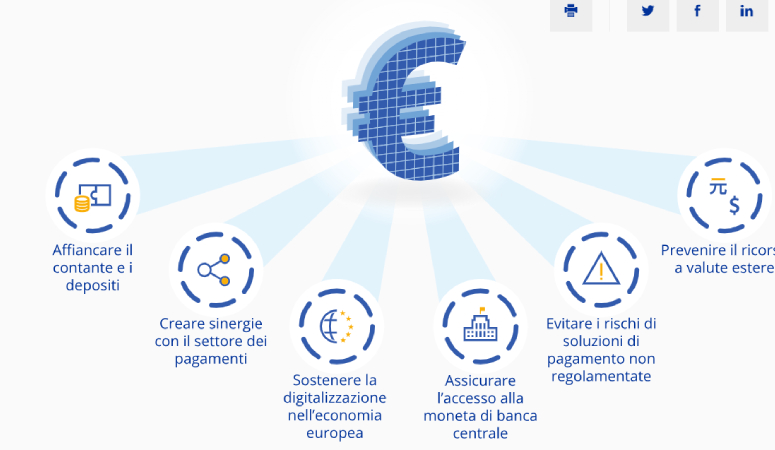 Quali sono i vantaggi dell'euro digitale