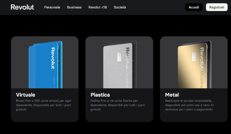 Carte Revolut Business