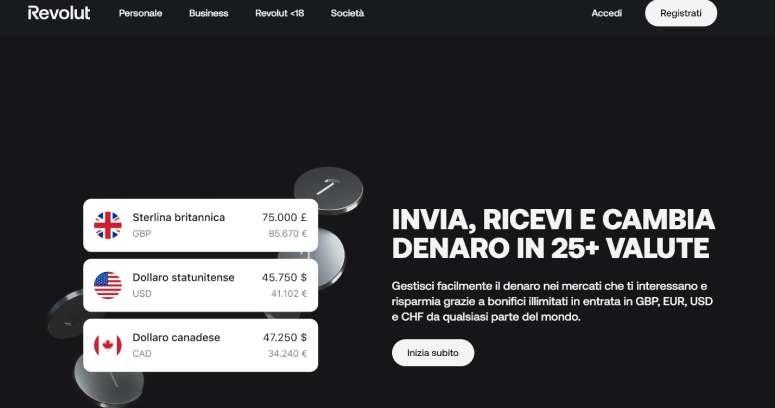 Conto multivaluta Revolut Business