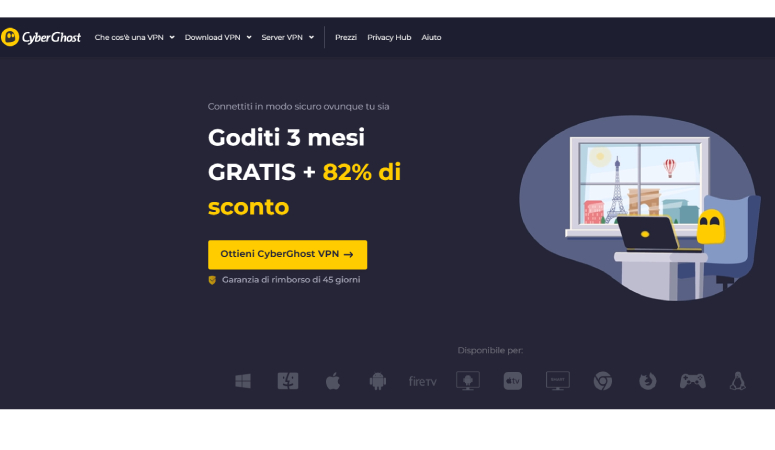 CyberGhost vpn