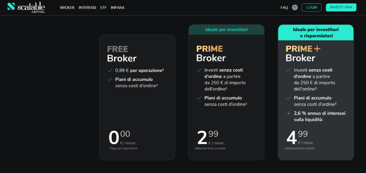 scalable capital interessi liquidità