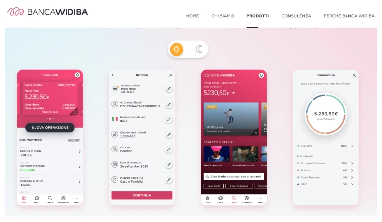 Nuova App Widiba