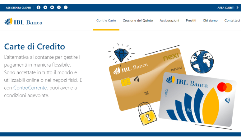 Come funziona la carta di credito IBL