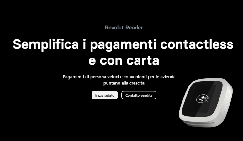 Come richiedere Revolut Reader