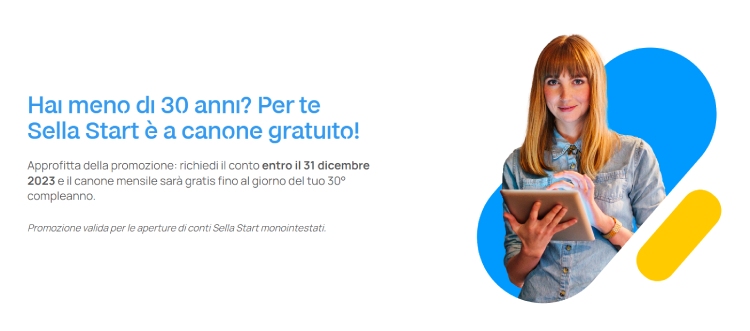 conto sella start under 30 gratis