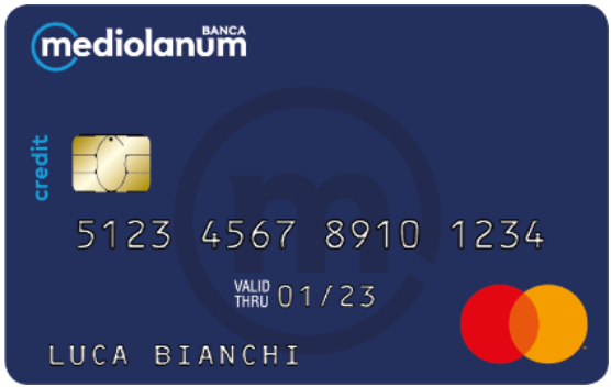 carte di credito plafond 3.000€ Mediolanum