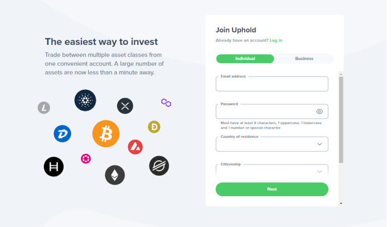 Login Uphold