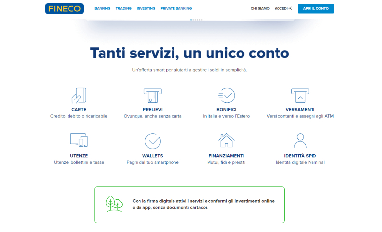 Come funziona il conto Small Business