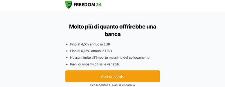 conto deposito freedom24