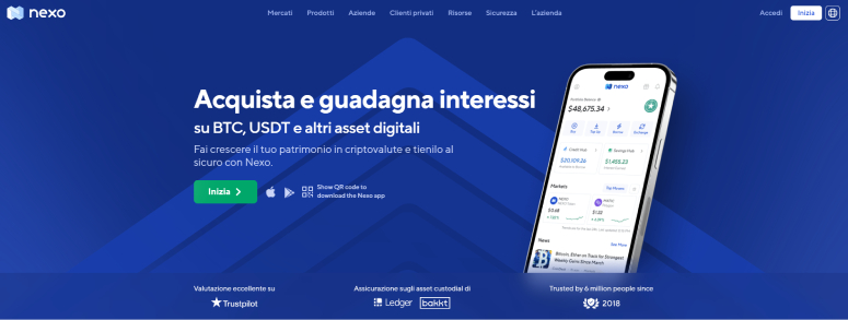 Cos'è la piattaforma Nexo