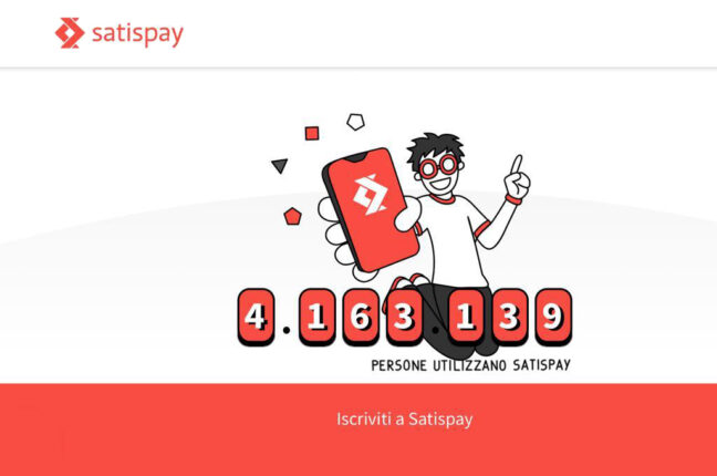 bonus satispay 5, 10, 20, 50 euro