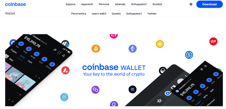 Come accedere a Coinbase Wallet