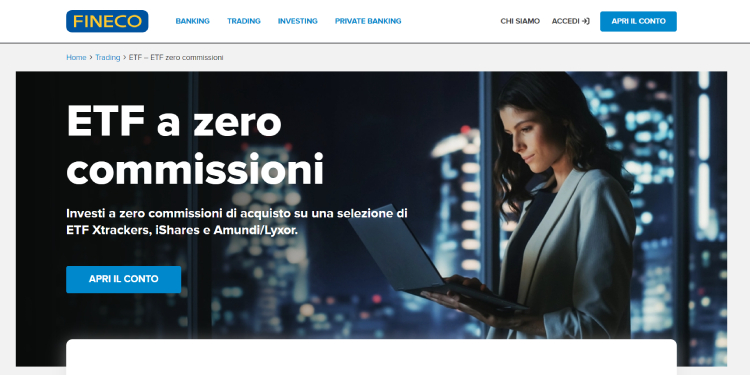 broker etf fineco