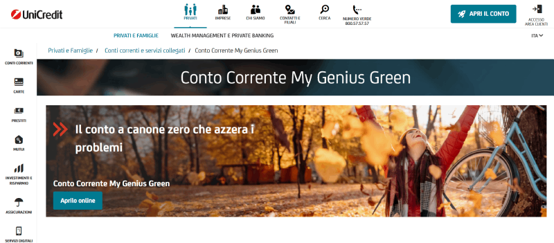 my genius green unicredit