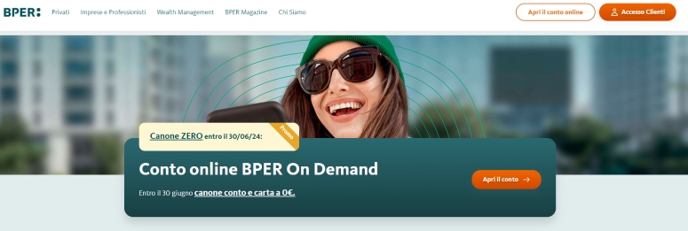 Conto BPER On Demand