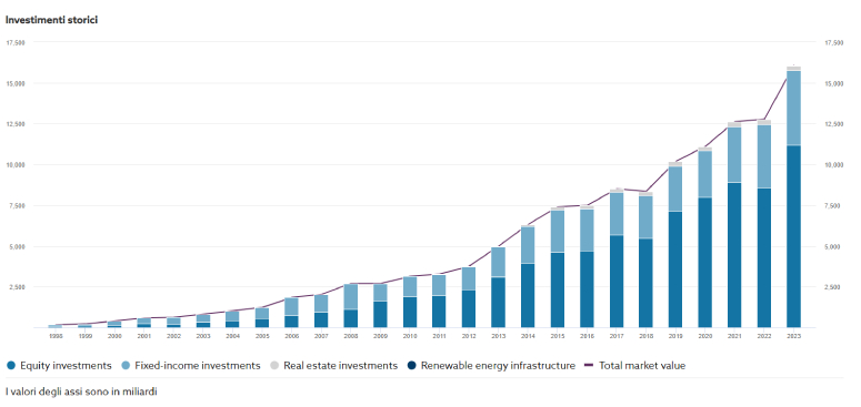 Investimenti del fondo