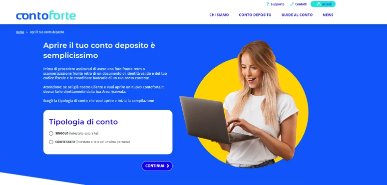 Contoforte login