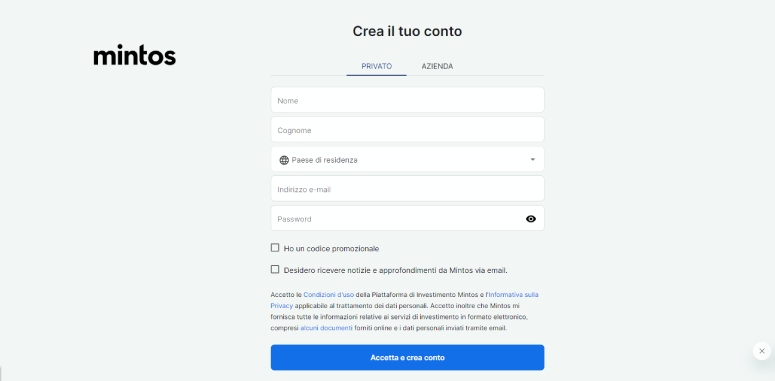 Login Mintos