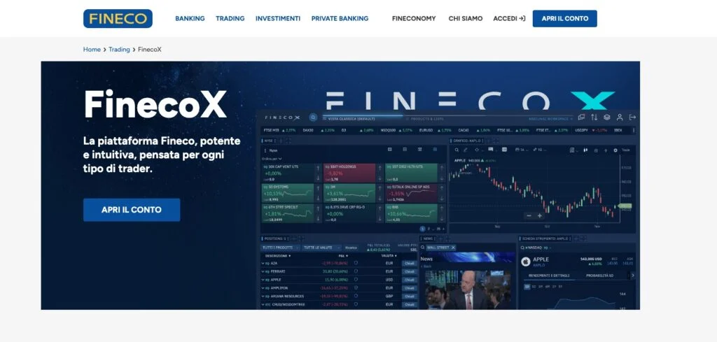 Fineco X nuova