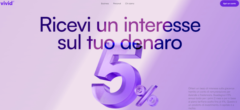 Bonus apertura Vivid Money