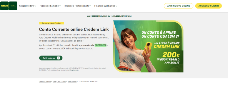 Promo Credem Link