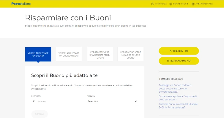 Calcolo buoni fruttiferi