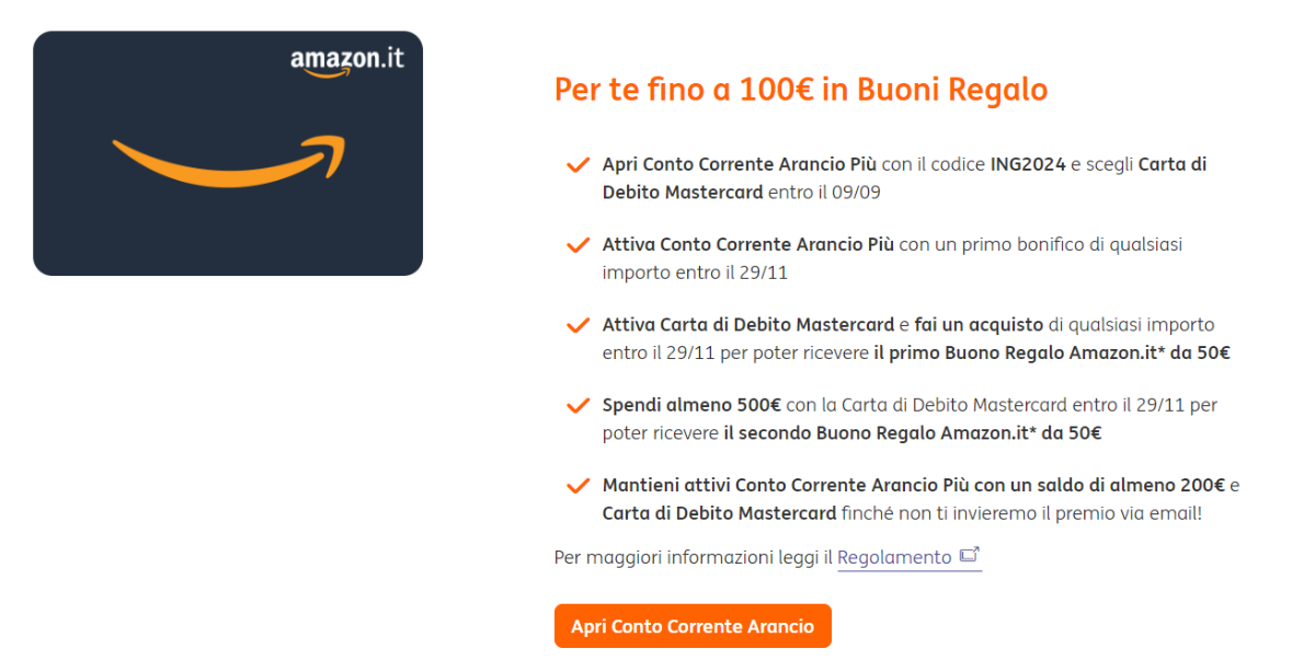 ing buoni amazon