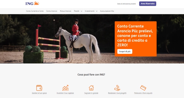 Conto Corrente Arancio fido