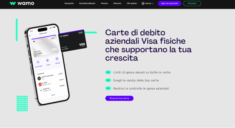 Carte di debito Wamo