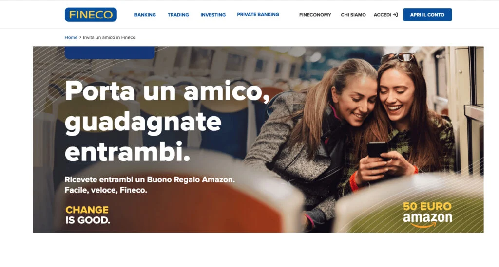 Promo Amazon Fineco
