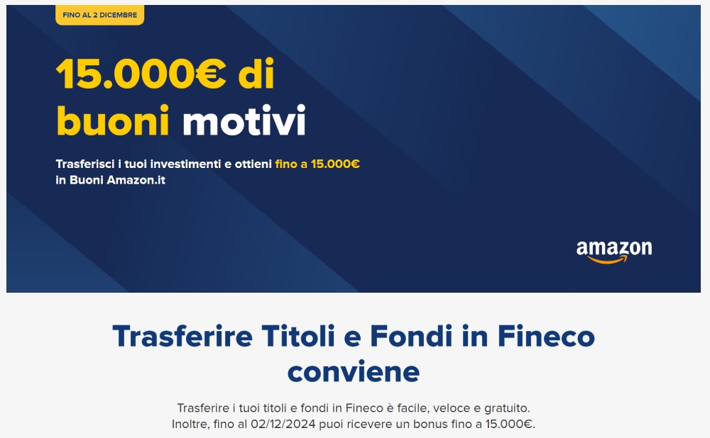 fineco buoni amazon