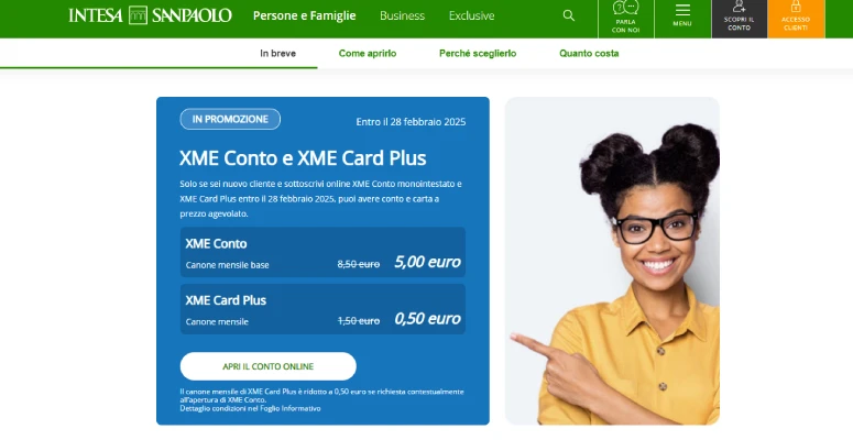 Promozione conto XME