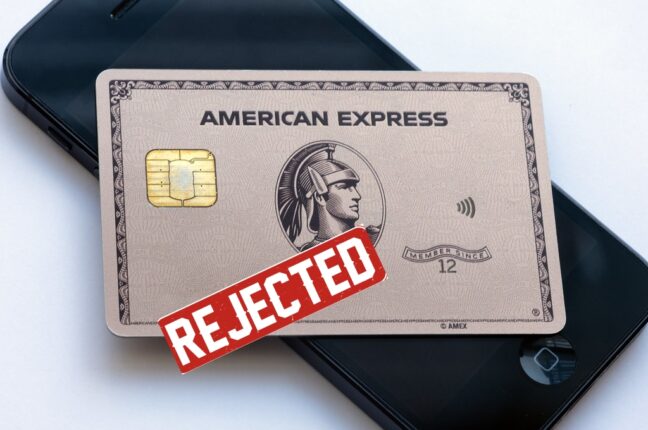 Richiesta American Express rifiutata