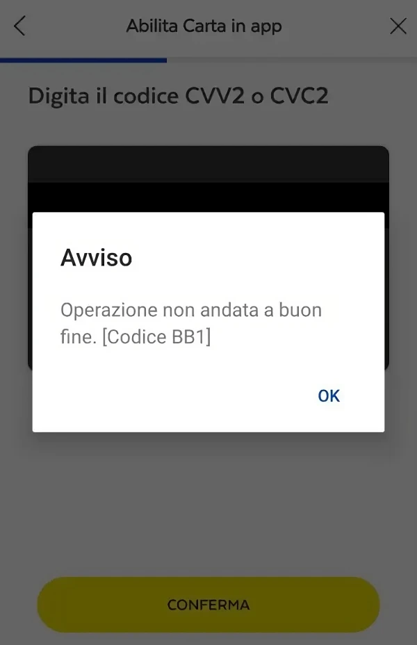 codice bb1 postepay