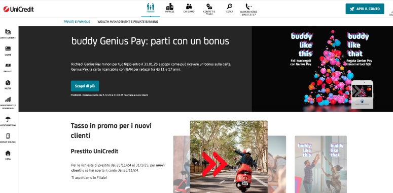 sito web UniCredit