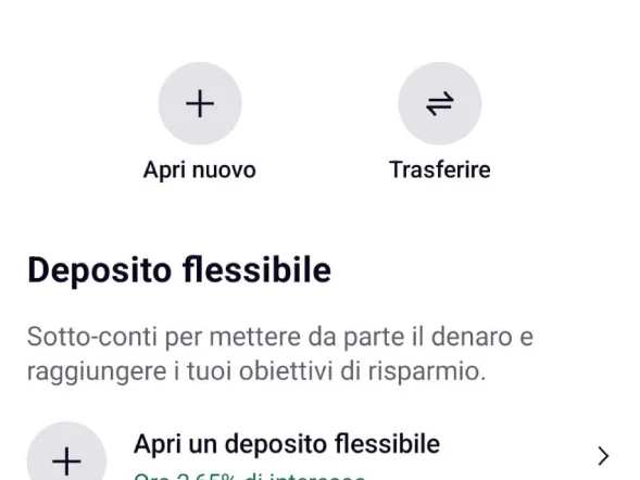 conto deposito flessibile klarna