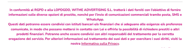 creditio normativa privacy