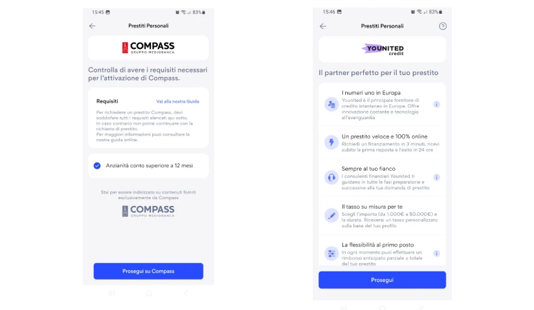 Prestiti Compass Younited con Hype
