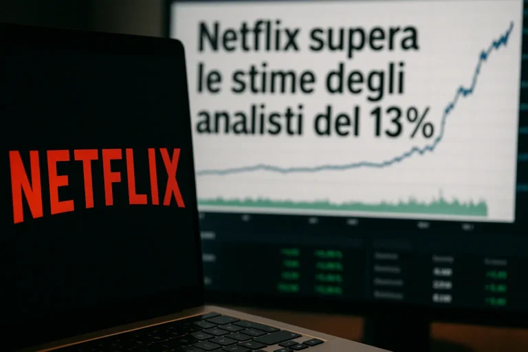 netflix ricavi crescita