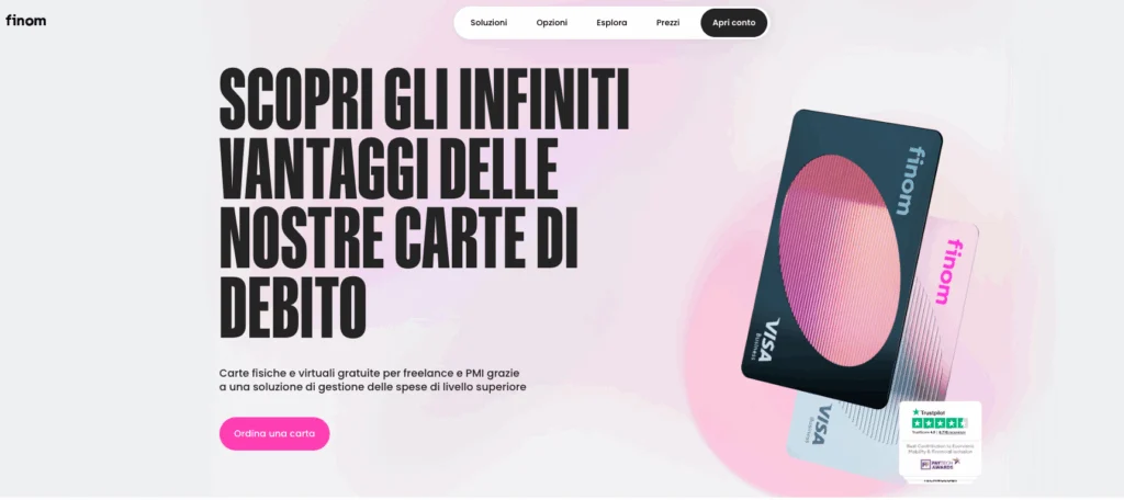 Carte di debito virtuali Finom