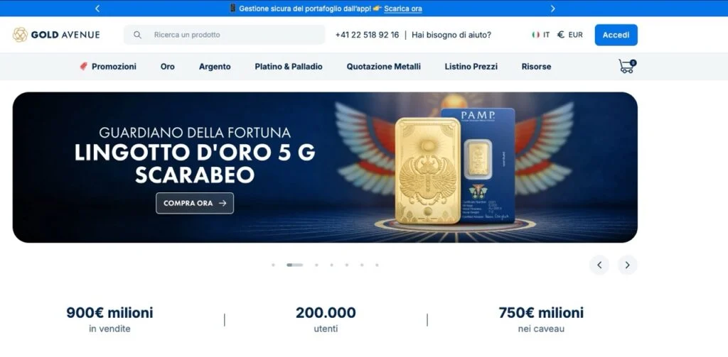 Home page Gold Avenue