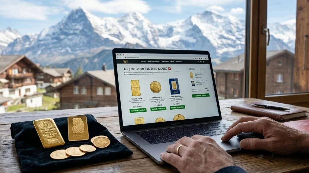 Investire in oro svizzero online
